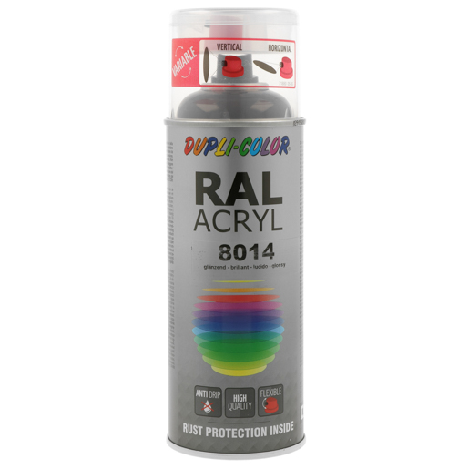 Dupli Color RAL-Acryl-Spray glz 400 ml 350573 RAL 8014 sepiabraun